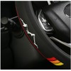 Premium Leather Steering Wheel Cover Compatible with Toyota Tacoma 4Runner
