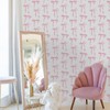 MotiMind Pink Bow Wallpaper 15.75 x 197 Inch Cute Bow