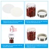 PATIKIL 85mm/3.32" Aluminum Foil Cap Liner, 150Pcs Resistant Tamper Induction