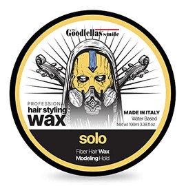 The Goodfellas' smile Hair Wax Fiber/Pomade, Modeling Hold Formula, 100ml, Made in Italy (Solo)