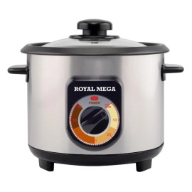 ROYAL MEGA COOK STAINLESS STEEL ROYAL MEGA ELECTRIC RICE COOKER