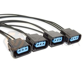 4x Connector 3 pin 3-way for Ignition coil Honda UF242