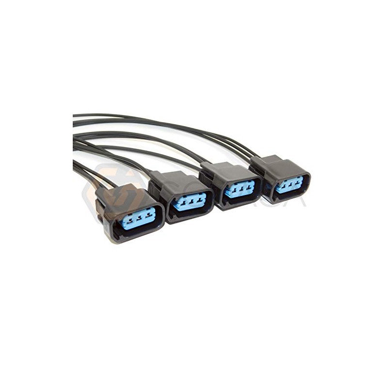 4x Connector 3 pin 3-way for Ignition coil Honda UF242