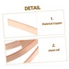 ABOOFAN 1 Roll Thin Copper Sheet Roll for Electrical and