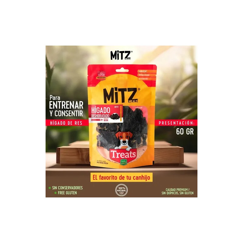 Premios Hígado De Res Deshidratado 1000 Gr Mitz