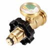 Propane Tank Gauge Adapter Level Indicator Universal Brass Fittings Convert