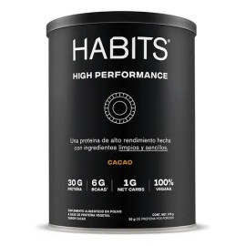 Proteína Vegana Habits High Performance Cacao 578g                                                                                                    