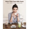 SIMPLETaste Milk Frother Handheld Battery Without Stand, Blizzard White
