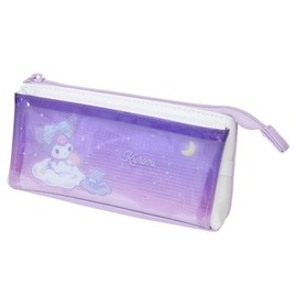 Kuromi [Pen Pouch] Sankaku Flap Pen Case Sanrio