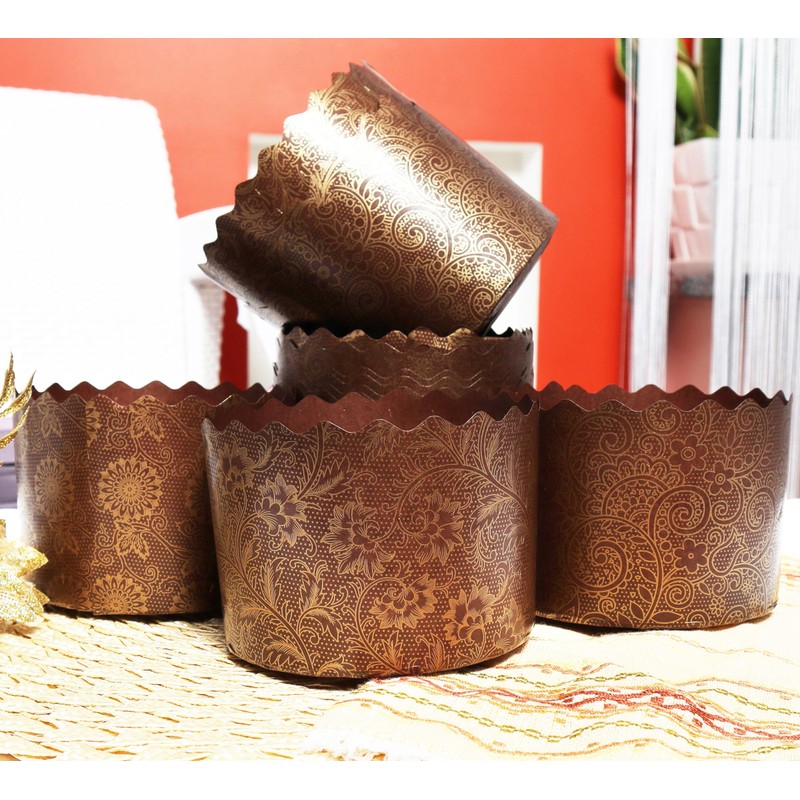 12 oz Panettone Paper Mold | 12 Pack | Easter