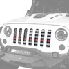 Hooke Road Wrangler Flag Grill Insert JK Mesh Grille Deflector