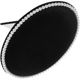 Abaodam Organizador de Joyas para Pendientes Diseño Ovalado Multifuncional, Material de Esponja y Tablero de Densidad, Soporte Elegante para Exhibición en Pared o Escritorio