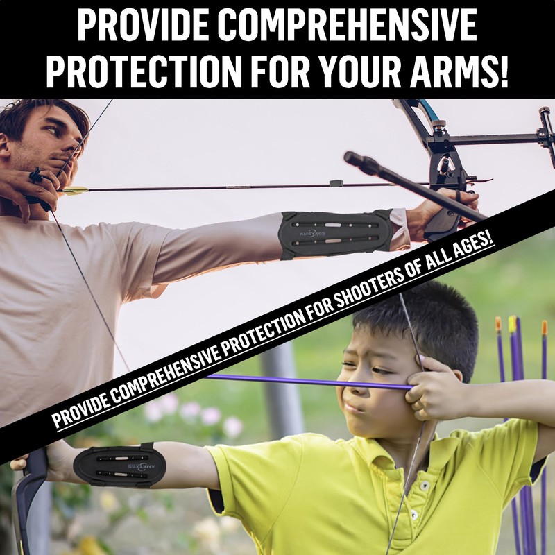 POEARCUS Archery Arm Guard - Lightweight Forearm Guard EVA Foam