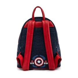 Loungefly Captain America 80th Anniversary Sheild Mini Backpack