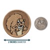 Rabid Squirrel Patrol Patch - 2" Diameter Round Embroidered Patch