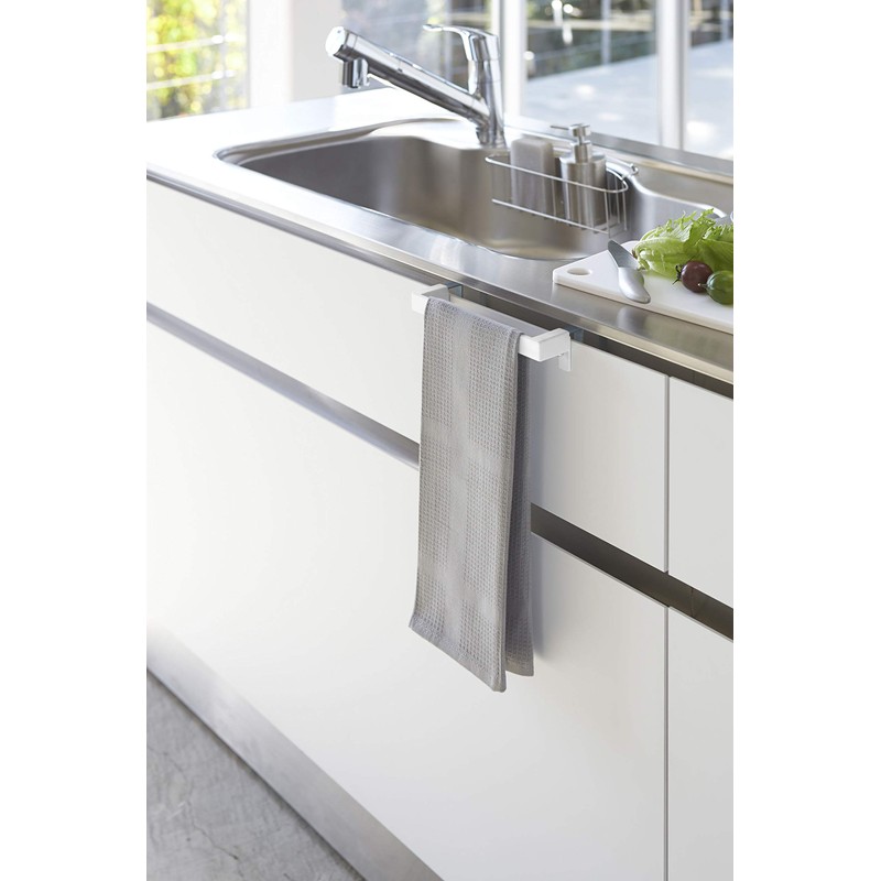 Yamazaki 4748 Towel Hanger Bar, White, Approx. W 7.5 x