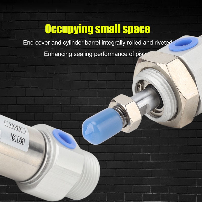 Air Cylinder Pneumatic SMC Type Screwed Piston Rod 2 Action