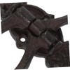 NOLITOY 2pcs Antique Iron Wall Mounted Hooks Swivel Arms Design