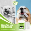 Bartuke Pet Dental Care Finger Wipes, 60 Counts Teeth Cleaning