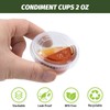 Huifany 400 Pack 2 oz Jello Shot Cups with Lids,