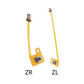 YFFSFDC 交換用部品 ニンテンドースイッチNS Joy-CONと互換性がある 修理用部品　ZR ZLキーボタン フレックスケーブル 2セット