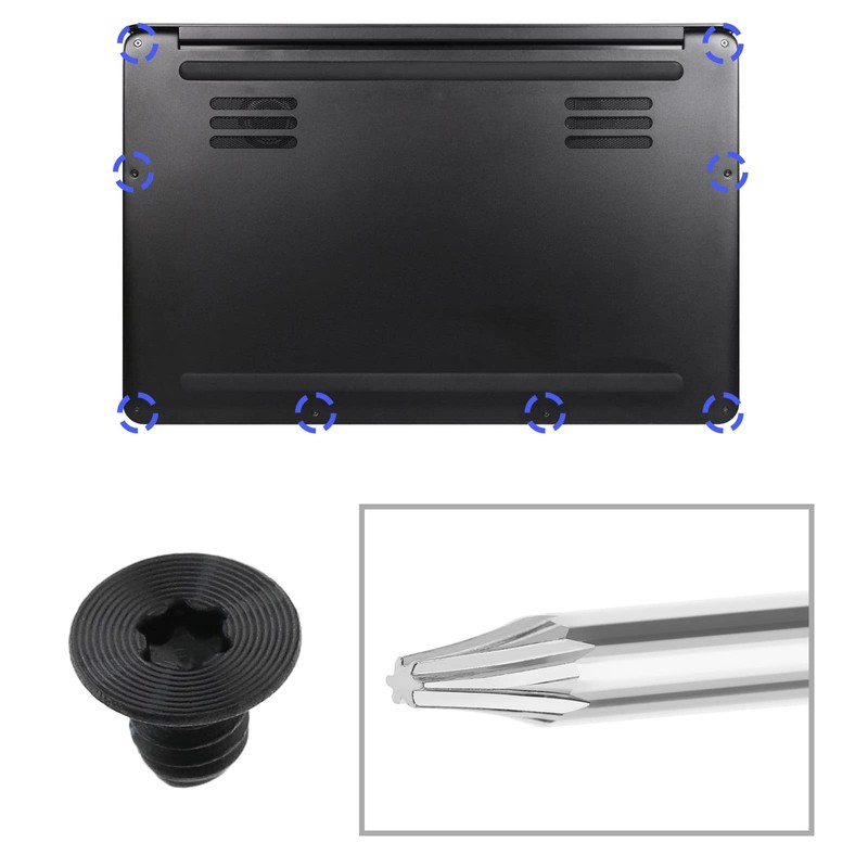 Create idea 20PCS M2x3 Torx T5 Laptop Bottom Case Screws