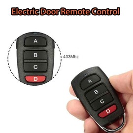 1/2 Pcs Universal 433MHz Remote Control 4 Channel Garage Door Remote Control for Garage Door Electric Gate
