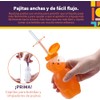 KOSMOX Vaso con Popote Reutilizable para Niños, Set de 3