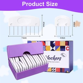 Tulov Pack of 20 Comb Needles, Tension Pins, Knitting, Comb Needles, Knitting Blocker Set, Knitting Blockers Knitting Set for Sweaters, Scarves, Tension Pins for Blocking Knitting and Crochet Projects