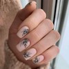 Uñas Postizas Cuadradas De Cobertura Total, Uñas Acrílicas De Color