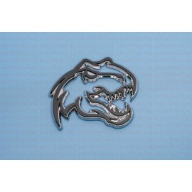 Custom 2 Dinosaur T-Rex Emblem Fits Dodge Ram TRX Logo 1500 3.25"x2.75" Black Chrome