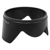 vhbw Plastic Lens Hood 58 mm Black Compatible with Lens