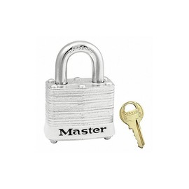 Lockout Padlock, KA, White, 9/32 in. Dia.