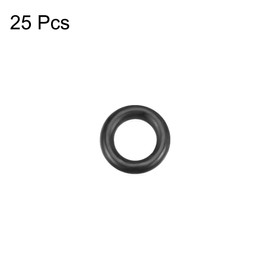 sourcing map O-Rings Nitrile Rubber 1.2mm-49mm Inner Diameter 1mm-2mm Width Gasket 2.6mm x 4.6mm x 1mm