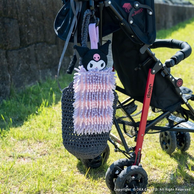 OKA Sanrio Characters Molle Towel, Approx. 5.1 x 14.2 inches