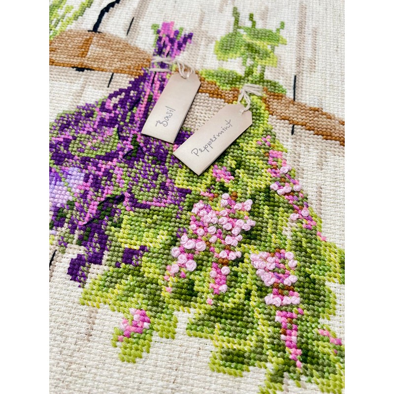 RIOLIS - Erbe 1717, Punto croce 30x24cm, Punto croce kit