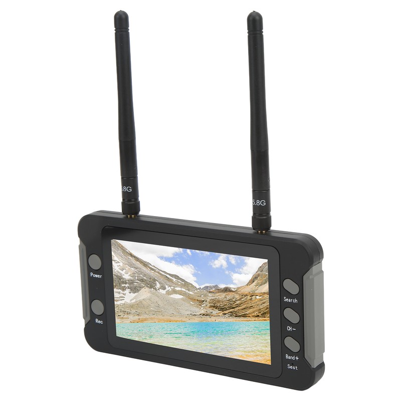 For FPV Receiver Monitor 4.3 Inch 5.8GHz 40CH DVR Function
