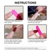 Square Press On Nails Medium Fake Nails Blue False Nails