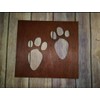 Easter Bunny Tracks Stencil - REUSABLE Wooden Stencil for Easter