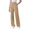 ODODOS Chiffon Flowy Wide Leg Pants for Women Lightweight High