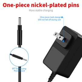 MEROM MC2805A Charger Compatible with Eureka RapidClean Pro Stylus Lightweight Cordless Vacuum Cleaner NEC182 NEC185 NEC186 NEW400 Power Cord Adapter Replace MC2805A Charger