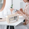 Mingzhe Transparent Women's Toiletry Bag Business Travel Waterproof Storage Large