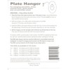 Flatirons Disc Adhesive Plate Hanger Set (2-3 Inch and 2-4