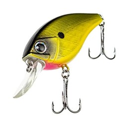 Lunkerhunt IJOLT03 Impact Jolt 8F Deep Diving Crankbait - Shock Yellow