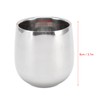 Set of 4 Coffee Cups, Stainless Steel, Double-Walled Insulation, Prevent