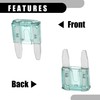 X AUTOHAUX 50 Pcs Mini 1AMP APM/ATM Universal Car Fuse