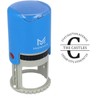 MasterMark Custom Round Self-Inking Rubber Stamp - 1.5" Diameter Impression
