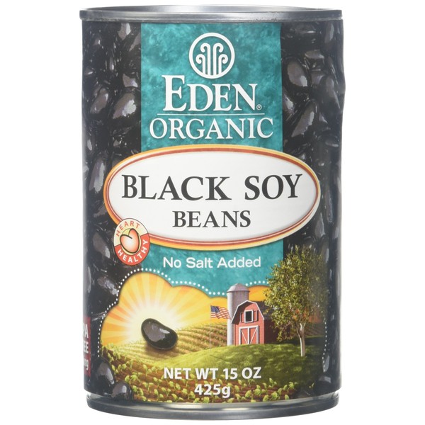 Eden Black Soy Beans - 15 oz - 12 Pack