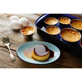 Arga - Pudding Moulds - Stainless Steel - Set of 12 - Ø 8 cm