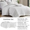 Urban Habitat King Comforter Set 350gsm Overfilled Puffy Quilting Jersey